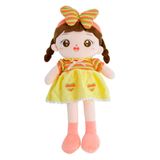 Pelucia Infantil Amigos Do Coracao Boneca Lili Amarelo Dm Toys