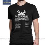 Camisetas Masculinas Mecânica De Hora Em Hora Controle De Ritmo Único Pure Cott