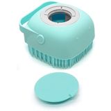 Pet Dog Bath Escova Macia Silicone Cão Escova De Shampoo, Escova De Cabelo Pele Limpeza Escova De Escova Shampoo Dispensador De Shampoo Maci