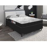 Cama Box Casal + Colchão Portobel Kairo Ortopédico D33 58x138x188