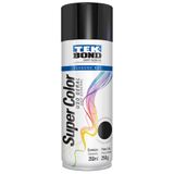 Tinta Spray Super Color Preto Brilhante Uso Geral 350ml 250g
