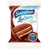 Alfajor Suavipan Levslin Com Recheio De Chocolate Ao Leite Zero Açúcar 25g