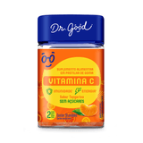 Suplemento Alimentar Dr. Good Vitamina C Adulto Diet Sabor Tangerina Com 30 Gomas