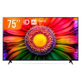 Smart Tv Led 75&quot; Ultra Hd 4k Lg 75ur871c0sa Thinq Ai 3 Hdmi 2 Usb Wi-fi Bluetooth Hdr10