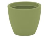 Vaso com Prato Tramontina Asteca 38 cm em Polietileno Concreto Tramontina