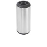 Lixeira Inox Tramontina Porta Copos Scotch Brite Base e Aro em Polipropileno 31 L Tramontina