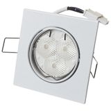 Lampada Superled Spot Quadrado 7W 30 Graus Branco 3000K Ourolux