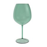 Taças De Vinho Cor Verde Menta Marca Ou Martiplast 750 ml