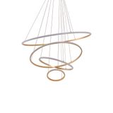 Lustre Pendente Nordecor Inverse 2168 Dourado Led Bivolt