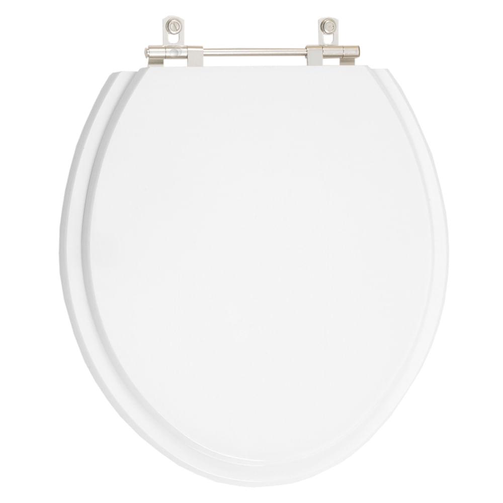 Assento Sanitario Poliester Convencional Oval Branco