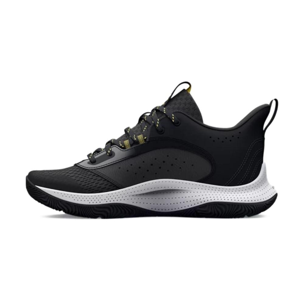 Tênis Basquete Under Armour Masculino Cano Baixo Curry 302509 Preto/dourado 34