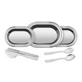 Kit para Servir Tramontina Ciclo em Aço Inox 6 Peças Tramontina