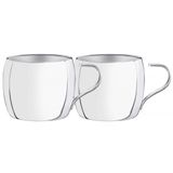Conjunto de Xícaras Inox Tramontina para Chá e Capuccino Acabamento Brilho 2 Peças Tramontina