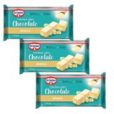 Kit C/ 03un Cobertura Barra De Chocolate Branco 1,01kg - Dr. Oetker(ref. 2861)