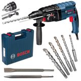 Martelete Sds-plus Gbh 2-24d 820w C/ Mandril  + Kit Com 7 Peças Bosch