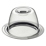 Porta-Queijo Tramontina Ciclo em Aço Inox 20 cm 2 Peças Tramontina
