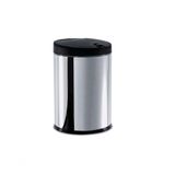 Lixeira Press Inox Com Tampa - Linha Pia  17 X 25 Cm Preto Brinox