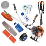 Roçadeira Gasolina Husqvarna 236r 33,6cc 1,6cv Nylon Faca E Serra Circular