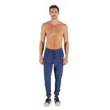 Calça Jogger Masculina Moletom Elástico Estilo Conforto Marinho P