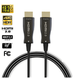 Cabo Fibra Óptica Ativa (AOC) Hdmi 2.0 4K 60Hz / 18Gbps de Alta Velocidade (40 Metros)