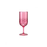 Taça 300 Ml Plástico Cor Rosa Sorbet Linha Wave Coza Rosa