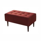 Recamier/puff Basico 90cm Cor Bordô