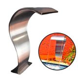 Cascata Para Piscina 105 X 50 Cm Aço Inox Naja Grande Evald