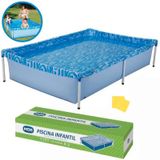 Piscina Com Armação 1000 Litros 189 X 126 X 42 Cm Mor