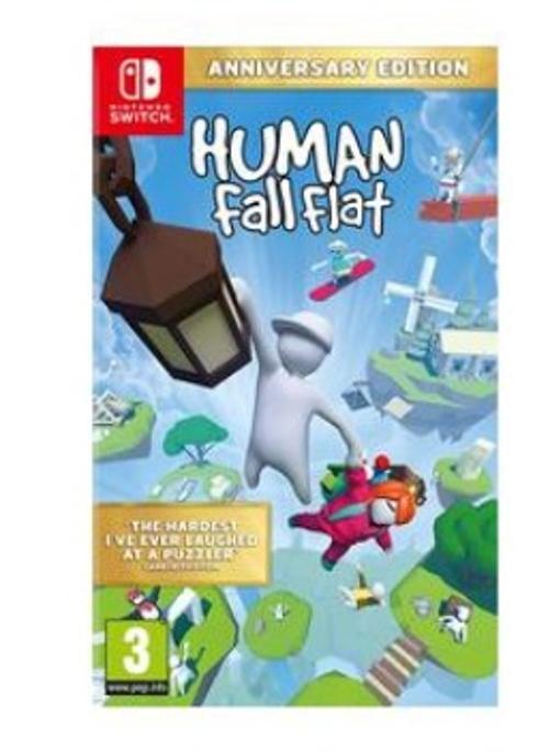 Jogo Human Fall Flat Anniversary Edition - Switch - Curve Digital