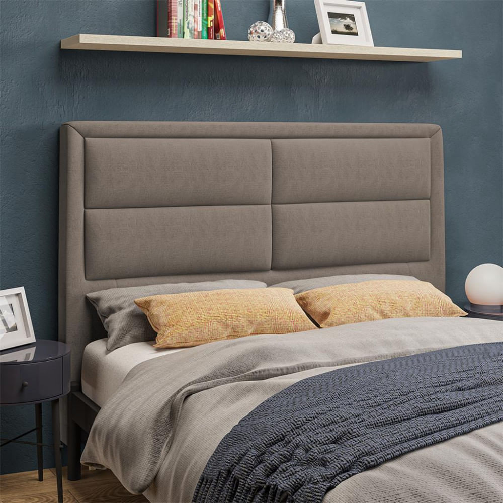 Cabeceira Estofada Queen 160cm Veloplus Estoril Dobuê