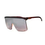 Óculos De Sol C/proteção Uva E Uvb Degradê Marrom Les Bains