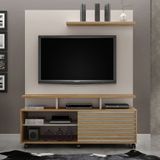 Estante Home Star Para Tv Até 60 Polegadas 1 Porta Off White/cinamomo Valdemóveis