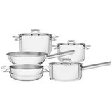 Conjunto de Panelas Tramontina Brava Aço Inox 5 Pç - 65400010