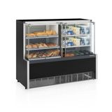 Vitrine Expositora Quente E Fria 140 Cm 127v Gelopar Gqra-140r Pf