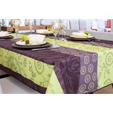 Toalha De Mesa Retangular Anti Manchas Aleat 2,00 X 1,48 M - 6 Lugares