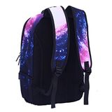 Galaxy Cat Mochila Leve Escola Mochila Laptop Bag