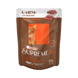 Ração Úmida Quatree Para Gatos Supreme Adulto Sabor Carne 85gr