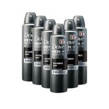 Kit 6 Desodorantes Dove Men+Care Antitranspirante Aerossol Invisible Dry 150ml