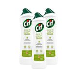 Kit 3 Saponáceo Cremoso Cif Multiuso Limão 450ml