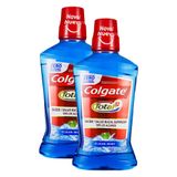 Kit 2 Enxaguante Bucal Colgate Total 12 Clean Mint 500ml