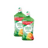 Kit 2 Enxaguante Bucal Colgate Natural Extracts Citrus 1l