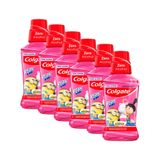 Kit 6 Enxaguante Bucal Colgate Plax Kids 250ml