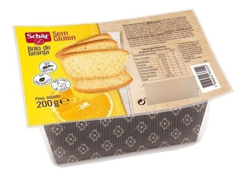 Bolo De Laranja Sem Glúten/lactose 200g - Dr Schar