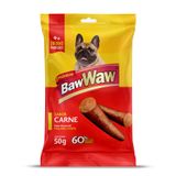 Petisco Baw Waw Cão Pequeno Bifinho Carne 50g