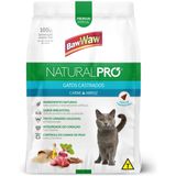 Ração Baw Waw Natural Pró Gato Castrado Carne E Arroz 1kg