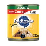 Ração Cachorro Pedigree Patê Carne Lata 280g