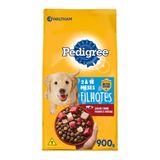 Ração Pedigree Filhote Carne E Frango 900g
