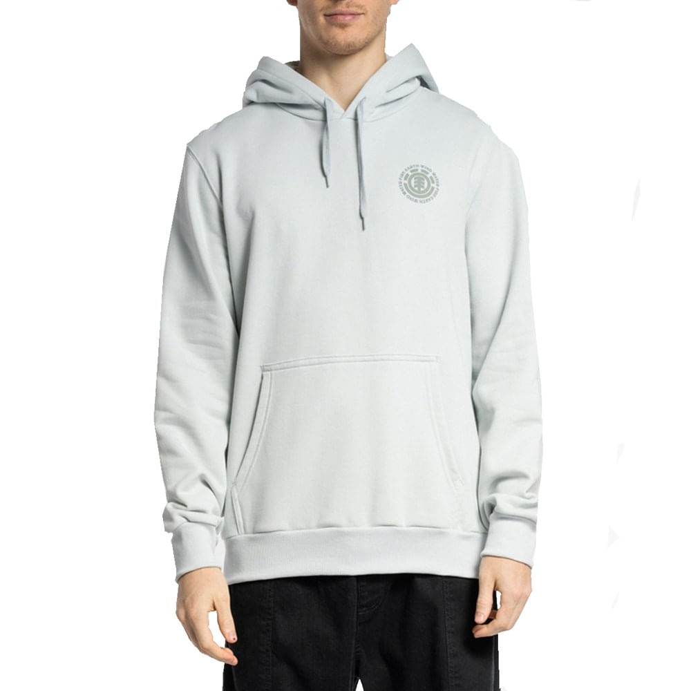 Moletom Canguru Element Seal Bp Azul Claro