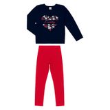 Conjunto Infantil Feminino Lovely Select Azul 6