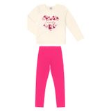 Conjunto Infantil Feminino Lovely Select Bege 8
